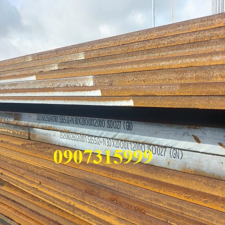 BÁO GIÁ THÉP TẤM S355J2(S355J2+N) dày 85mm/85ly(85li)